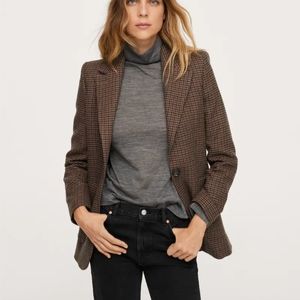Mango Tweed Blazer